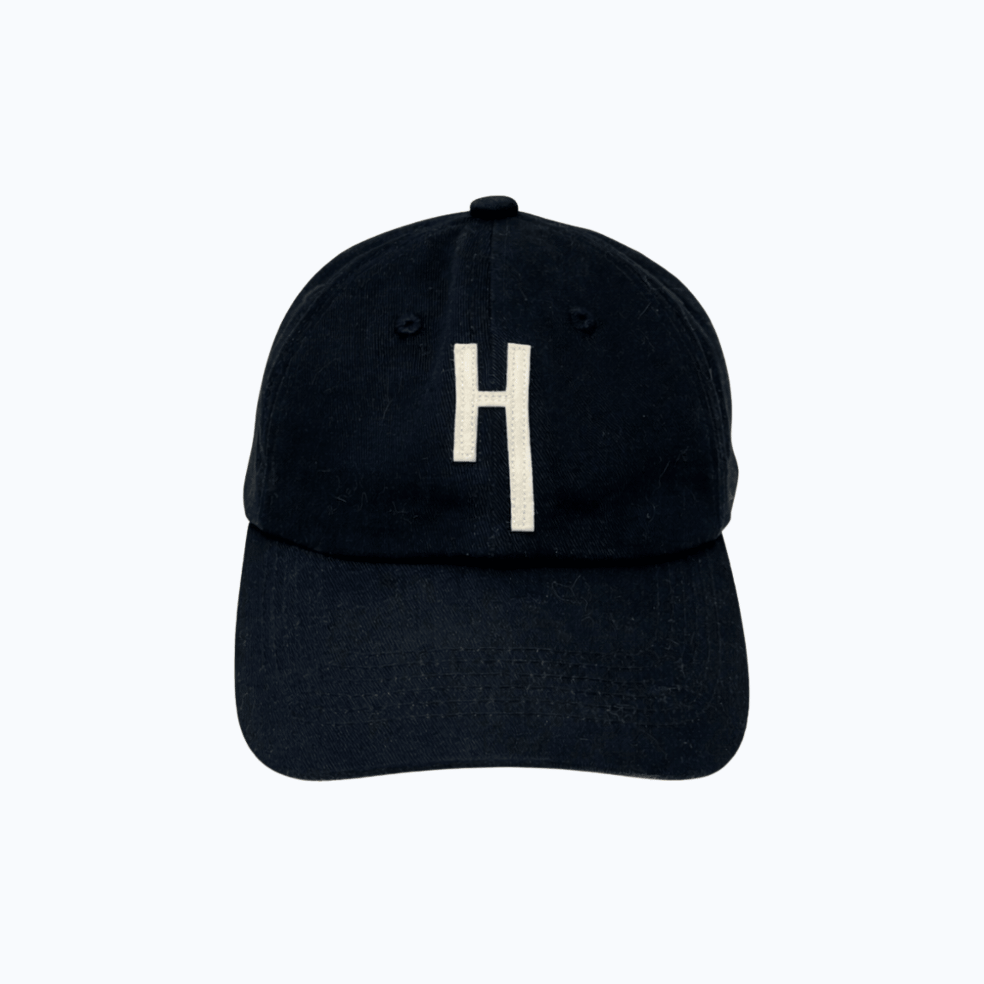 Hang Dry navy ballcap — adjustable strapback with signature patch logo for everyday elevated style