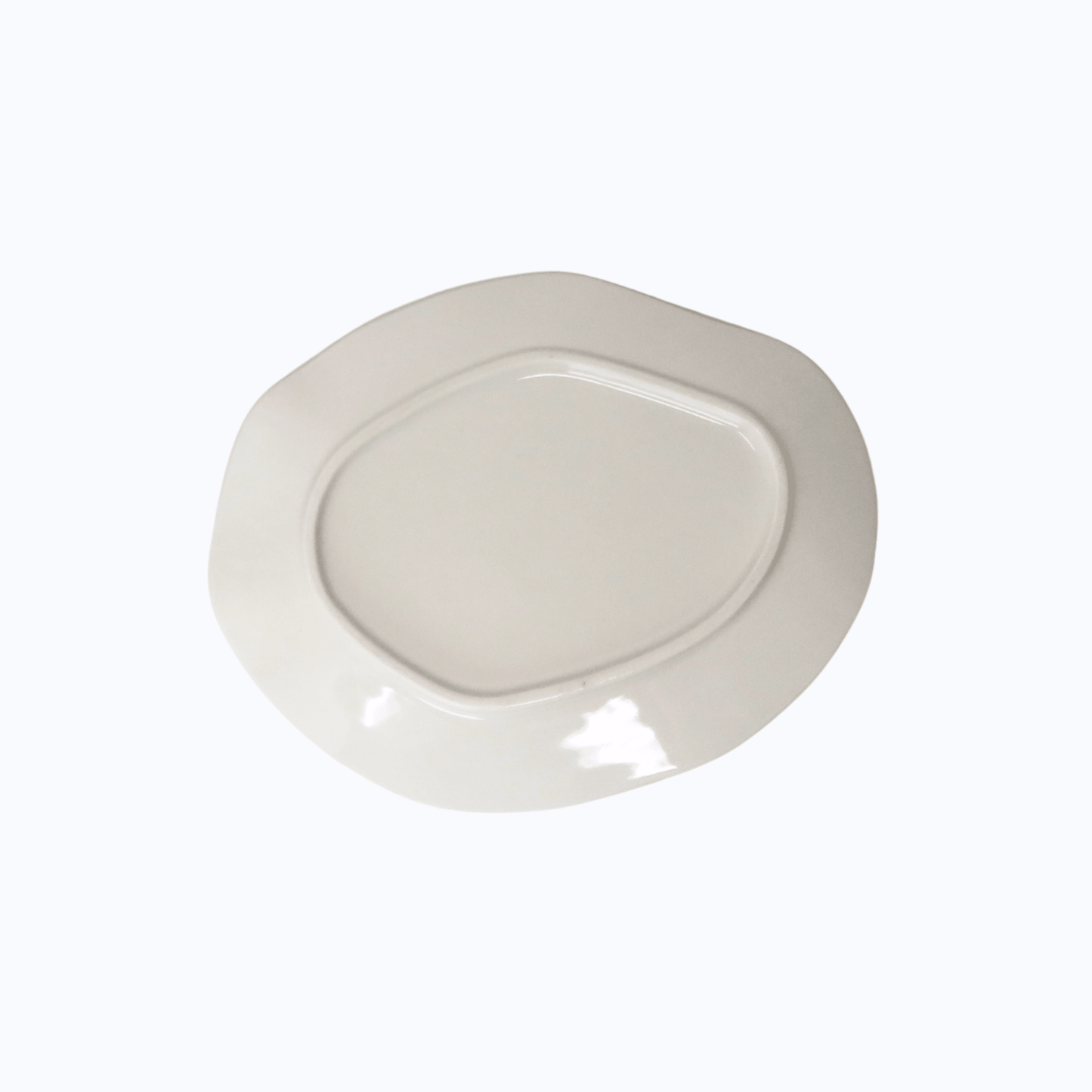 Underside of the Hang Dry Sunday Dinner Luncheon Plate — clean stamped ceramic base